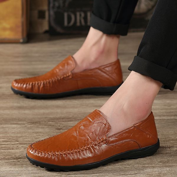 casual shoes men's breathable driving shoes leather loafers slip-on moccasins non-slip walking outdoor fashion boat, Black
casual shoes men's breathable driving shoes leather loafers slip-on moccasins non-slip walking outdoor fashion boat, Black