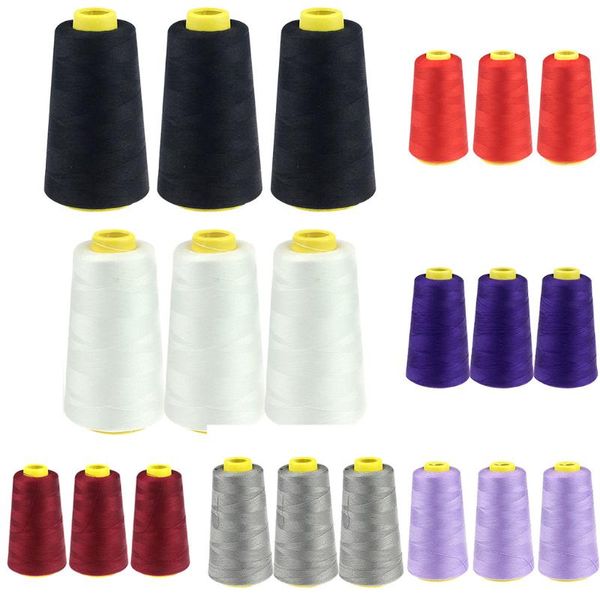 household high tenacity sewing machine thread colorful polyester sewing thread embroidery patchwork craft supplies z41, Black;white
household high tenacity sewing machine thread colorful polyester sewing thread embroidery patchwork craft supplies z41, Black;white