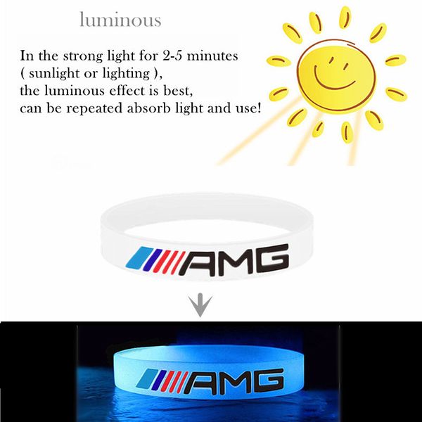 2pcs men women luminous silicone bracelet wristband rubber wrist band bangle for mercedes benz amg club fans car accessories, Golden;silver
2pcs men women luminous silicone bracelet wristband rubber wrist band bangle for mercedes benz amg club fans car accessories, Golden;silver