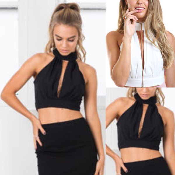 женская мода шифон топы sexy crop верхних вскользь tank жилет блуза без рукавов crop верхней рубашки блузки, White
женская мода шифон топы sexy crop верхних вскользь tank жилет блуза без рукавов crop верхней рубашки блузки, White