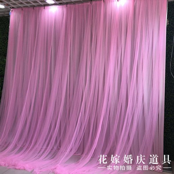 2019 new style two layers ice silk + outer sheer wedding party stage background, p booth background, baby shower 3*6m
2019 new style two layers ice silk + outer sheer wedding party stage background, p booth background, baby shower 3*6m