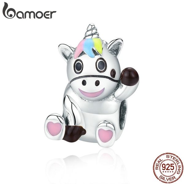 bamoer 2019 новый стерлингового серебра 925 симпатичные licorne красочные эмаль бусины подходят подвески браслеты браслеты diy ювелирные изд 
bamoer 2019 новый стерлингового серебра 925 симпатичные licorne красочные эмаль бусины подходят подвески браслеты браслеты diy ювелирные изд
