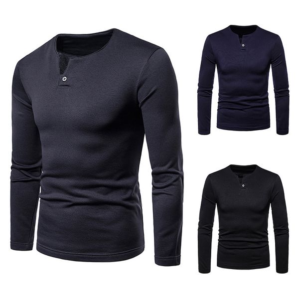 men's t-shirts mens products style plus size menswear velvet warm long sleeve base shirts one button, White;black
men's t-shirts mens products style plus size menswear velvet warm long sleeve base shirts one button, White;black