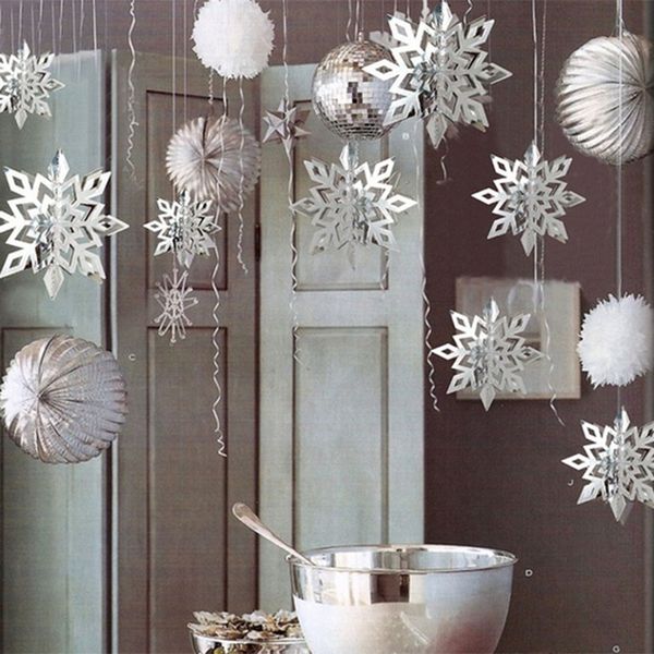2 pcs 3d snowflake hanging ornaments hollow decoration for christmas party home lks99
2 pcs 3d snowflake hanging ornaments hollow decoration for christmas party home lks99