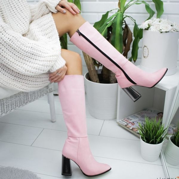 knee-high boots women zippers boots solid color high heel leopard shoes woman botas mujer bota feminina, Black
knee-high boots women zippers boots solid color high heel leopard shoes woman botas mujer bota feminina, Black