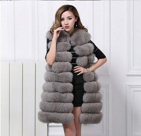 vetement faux fur coat women winter gilet female super long fake fur vests with hooded furry vest female abrigos mujer waistcoat, Black
vetement faux fur coat women winter gilet female super long fake fur vests with hooded furry vest female abrigos mujer waistcoat, Black