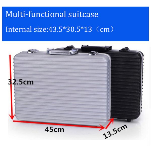 portable aluminium tool case toolbox file case precision instrument box multi-function equipment protection box with foam
portable aluminium tool case toolbox file case precision instrument box multi-function equipment protection box with foam