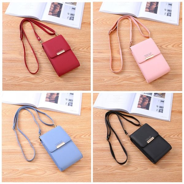 women mobile phone bag wallet card slot one shoulder package rectangle wrap pu pink blue anti wear 16xr c1
women mobile phone bag wallet card slot one shoulder package rectangle wrap pu pink blue anti wear 16xr c1