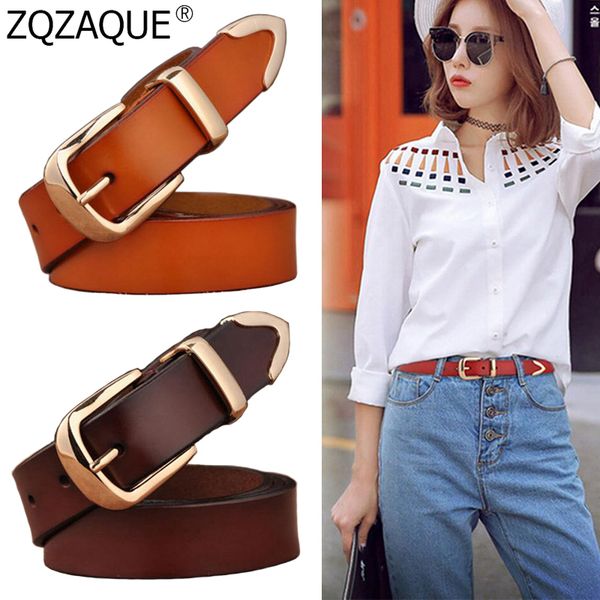 england style women's genuine leather belts fashion wild waist belt gold pin buckle belts for girls jeans young lady accessories, Black;brown
england style women's genuine leather belts fashion wild waist belt gold pin buckle belts for girls jeans young lady accessories, Black;brown