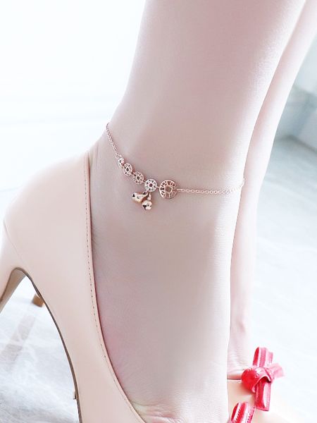 rose gold anklet nv dai bell net red titanium steel color gold transport coins sound 18k will ring coins armlets, Red;blue 
rose gold anklet nv dai bell net red titanium steel color gold transport coins sound 18k will ring coins armlets, Red;blue