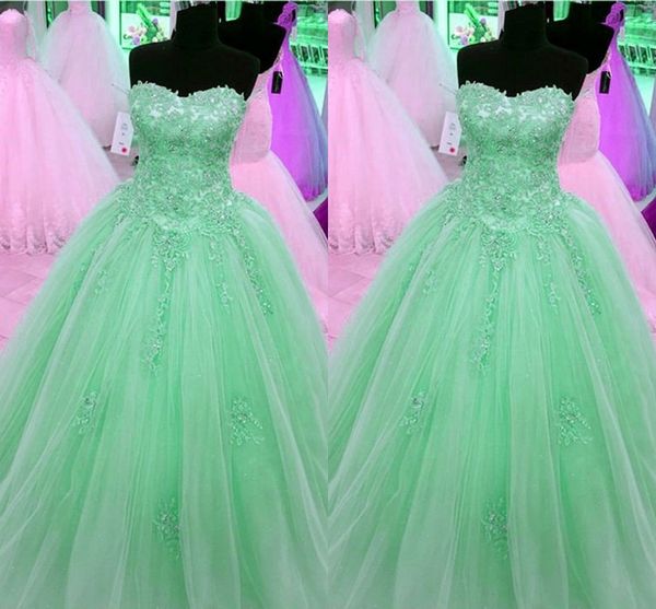 mint green ball gowns prom dress strapless lace-up applique beaded sequin draped graduation dress 8th grade quincenaera dress party gowns, Black
mint green ball gowns prom dress strapless lace-up applique beaded sequin draped graduation dress 8th grade quincenaera dress party gowns, Black