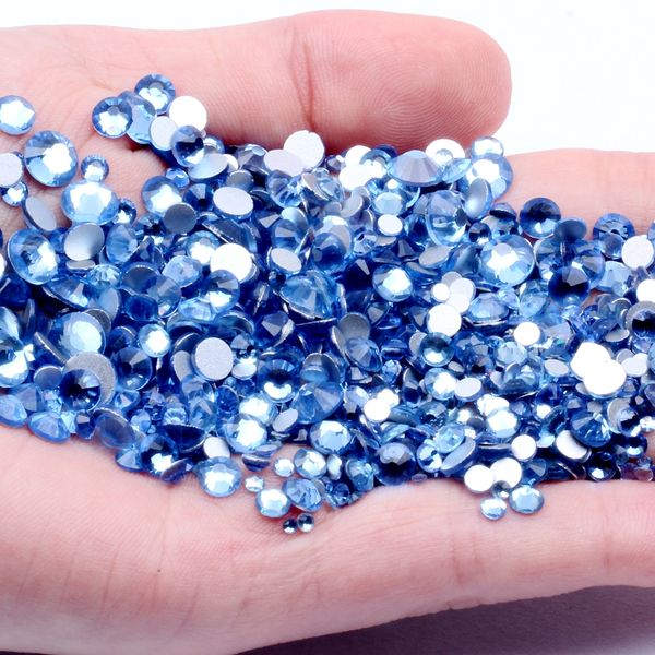 non ix crystal rhinestones light sapphire 3d nails art decoration flatback glue on strass diamonds diy garments supplies, Silver;gold
non ix crystal rhinestones light sapphire 3d nails art decoration flatback glue on strass diamonds diy garments supplies, Silver;gold