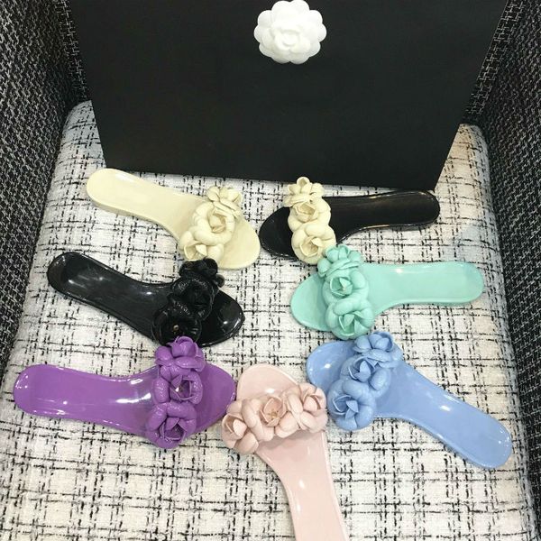 2020 designer slippers women flower buty damskie leather women shoes luxury slides summer sandalias mujer soft fashion sandalias, Black
2020 designer slippers women flower buty damskie leather women shoes luxury slides summer sandalias mujer soft fashion sandalias, Black
