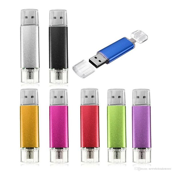 

Memoria 32GB 64GB USB флэш-накопитель или андроид типа с OTG USB накопители Хранилища 16gb