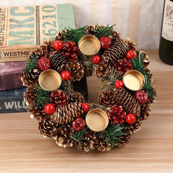 1pcs durable pine cone garland christmas wreath ornament wall door hanging decor other festive party supplies
1pcs durable pine cone garland christmas wreath ornament wall door hanging decor other festive party supplies