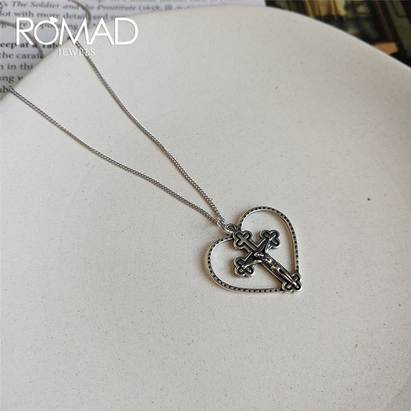 romad love heart shaped 925 sterling silver necklace retro cross mary pendant necklace for women link choker girl jewelry r4
romad love heart shaped 925 sterling silver necklace retro cross mary pendant necklace for women link choker girl jewelry r4
