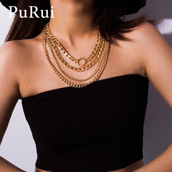purui layered curb cuban chain necklace rhinestone circle round pendant crystal necklace collar statement women party, Silver
purui layered curb cuban chain necklace rhinestone circle round pendant crystal necklace collar statement women party, Silver
