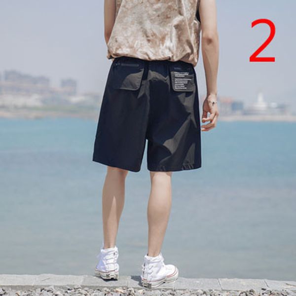 2019 summer beach pants men's tide brand trend loose korean printing quick-drying shorts, White;black
2019 summer beach pants men's tide brand trend loose korean printing quick-drying shorts, White;black