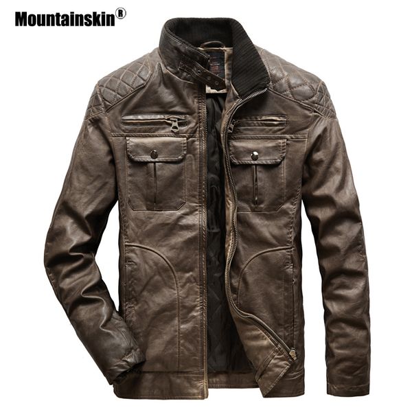 mountainskin winter autumn leather jacket mens padded biker motorcycle pu jacket men coat casual slim fit brand clothing sa825, Black
mountainskin winter autumn leather jacket mens padded biker motorcycle pu jacket men coat casual slim fit brand clothing sa825, Black