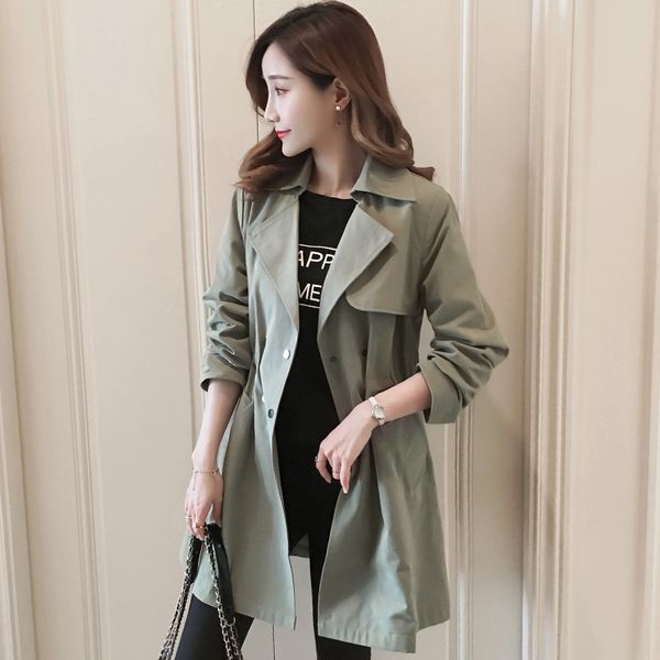 fashion trench coat women casual plus size s-3xl windbreaker coat elegant slim waist drawstring double breasted trench q430, Tan;black
fashion trench coat women casual plus size s-3xl windbreaker coat elegant slim waist drawstring double breasted trench q430, Tan;black