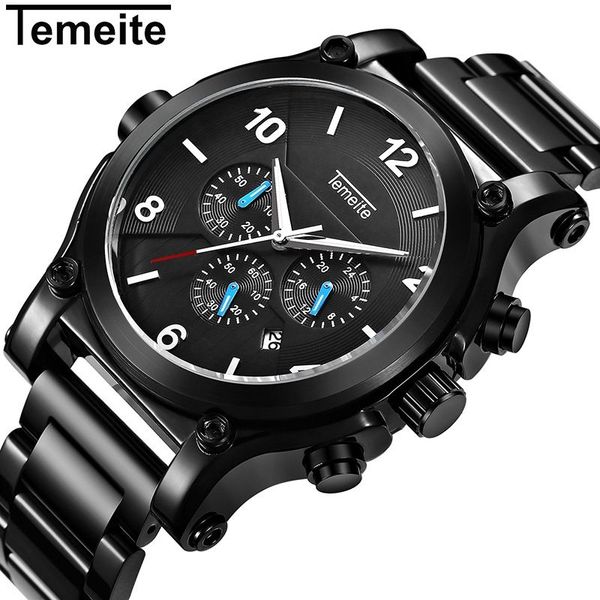 temeite special magnesium european and american luxury men's watch six-pin multi-function sports watch waterproof calendar stainless st, Slivery;brown
temeite special magnesium european and american luxury men's watch six-pin multi-function sports watch waterproof calendar stainless st, Slivery;brown