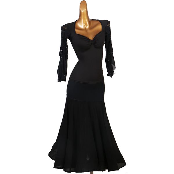 ballroom dance suit new diamond long sleeves +big swing skirt 2pcs set for women ballroom waltz stage performance clothing, Black;red
ballroom dance suit new diamond long sleeves +big swing skirt 2pcs set for women ballroom waltz stage performance clothing, Black;red