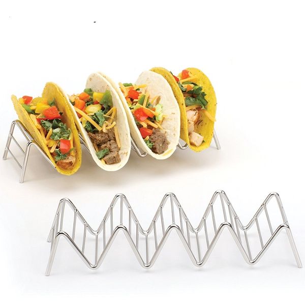 stainless steel taco holder kitchen organizer storage rack 2-3/4-5 slot choose bread sandwiches food container storage shelf
stainless steel taco holder kitchen organizer storage rack 2-3/4-5 slot choose bread sandwiches food container storage shelf