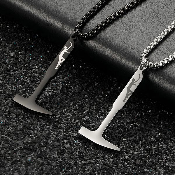 shawshank's redemption movie around the hammer shape titanium steel pendant necklace tide male inspirational creative jewelry wholesale, Silver
shawshank's redemption movie around the hammer shape titanium steel pendant necklace tide male inspirational creative jewelry wholesale, Silver