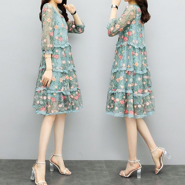 dress summer women 2020 new fashion loose slim chiffon long floral dress s l xl xxl green high quality, Black;gray
dress summer women 2020 new fashion loose slim chiffon long floral dress s l xl xxl green high quality, Black;gray