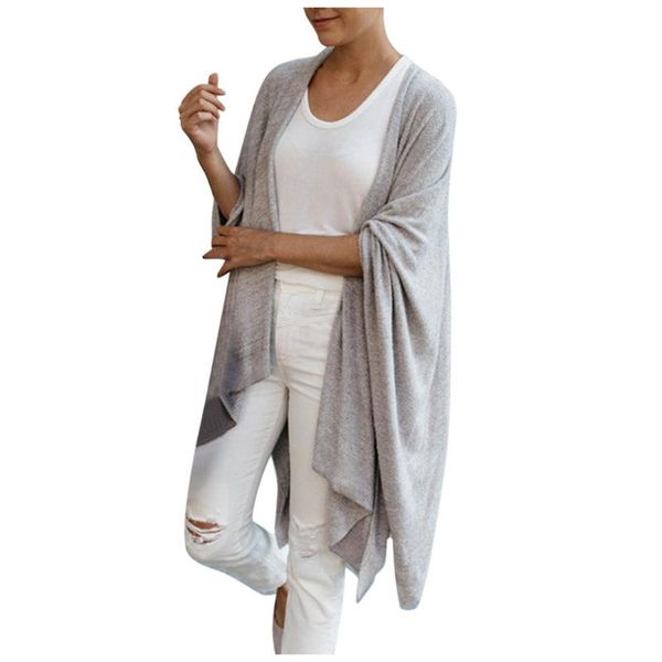 women's jackets chamsgend fashionable solid color strapless pullover with loose cardigan front irregular hem shawl ponchos coat 1025, Black;brown
women's jackets chamsgend fashionable solid color strapless pullover with loose cardigan front irregular hem shawl ponchos coat 1025, Black;brown