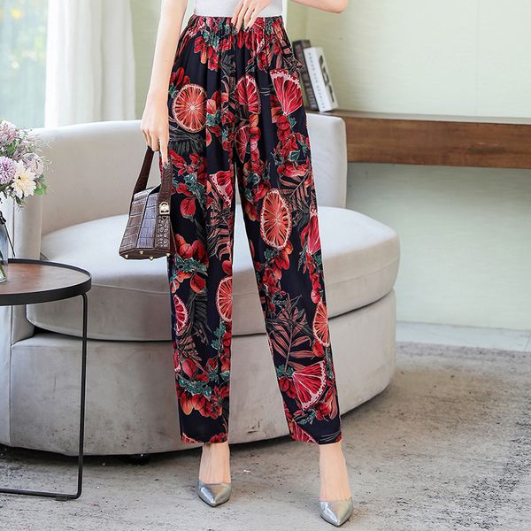 women's pants & capris summer wide leg plus size 5xl 2021 women vintage high waist print elegant long trousers female casual, Black;white
women's pants & capris summer wide leg plus size 5xl 2021 women vintage high waist print elegant long trousers female casual, Black;white