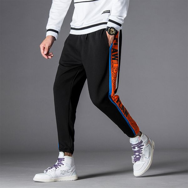 2018 new trend hip hop pants sportswear mens streetwear track pants cotoon mens sweat orange patchwork pantalon hombre, Black
2018 new trend hip hop pants sportswear mens streetwear track pants cotoon mens sweat orange patchwork pantalon hombre, Black