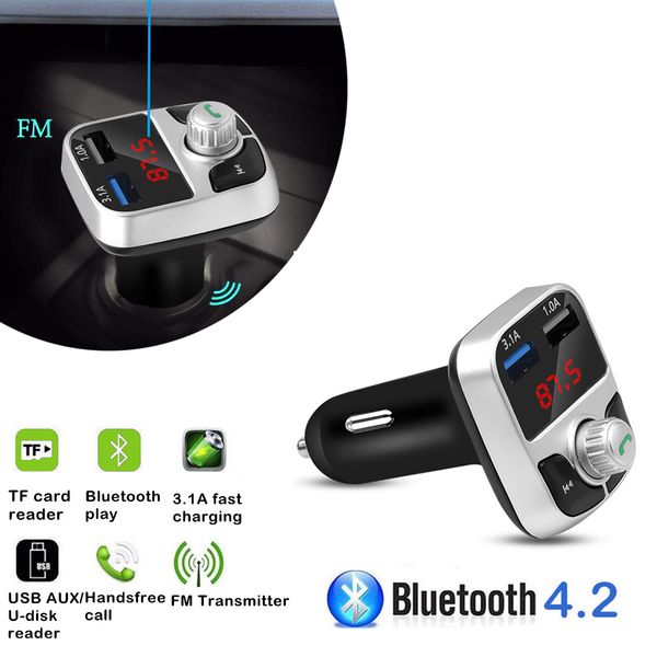 bluetooth 4.2 mp3 player handscar kit fm transmitter support tf card u disk qc2.0 3.1a fast dual usb charger power adapter
bluetooth 4.2 mp3 player handscar kit fm transmitter support tf card u disk qc2.0 3.1a fast dual usb charger power adapter