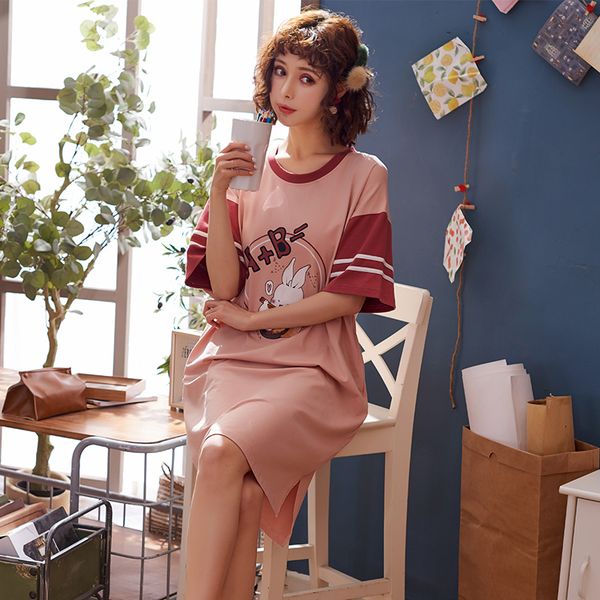 perfering korea style lady cotton soft nightgowns sleepwear print women's nightdress night dress home wear, Black;red
perfering korea style lady cotton soft nightgowns sleepwear print women's nightdress night dress home wear, Black;red