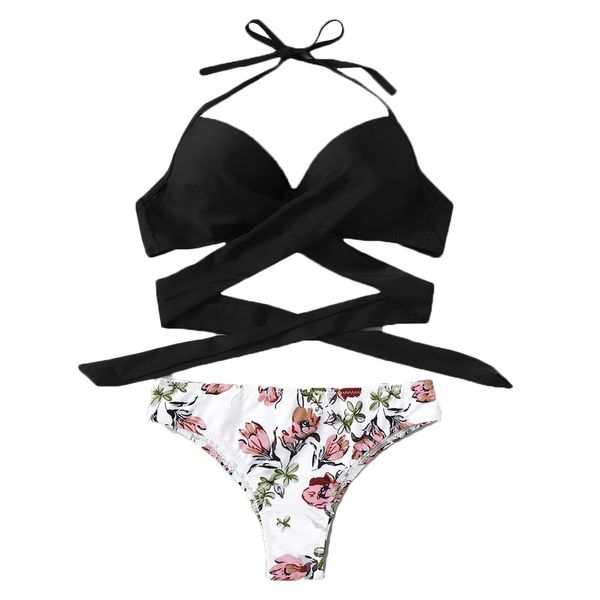 telotuny women swimwear polyester padded bandage solid bodysuits beachwear summer bikini split swimsuits bodysuits 19l0617
telotuny women swimwear polyester padded bandage solid bodysuits beachwear summer bikini split swimsuits bodysuits 19l0617