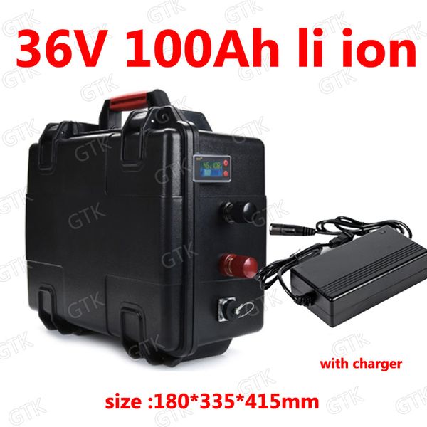 gtk waterproof 36v 100ah lithium ion batteria 100a bms li ion for 3500w 2000w tricycle scooter bike solar energy ev +10a charger
gtk waterproof 36v 100ah lithium ion batteria 100a bms li ion for 3500w 2000w tricycle scooter bike solar energy ev +10a charger