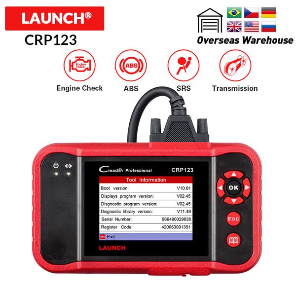 launch creader crp123 support engine/abs/srs/transmission automotive code reader car diagnostic tool crp 123 scanner update
launch creader crp123 support engine/abs/srs/transmission automotive code reader car diagnostic tool crp 123 scanner update