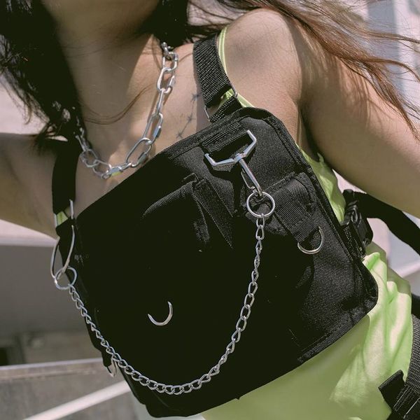women tactical shoulder chest kanye west waist pack chest bag for men hip hop harness rig bag vest streewear bags 616
women tactical shoulder chest kanye west waist pack chest bag for men hip hop harness rig bag vest streewear bags 616