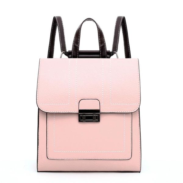 backpack women backpacks solid vintage school bags for girls pink pu leather mochila women backpack sac a dos femme
backpack women backpacks solid vintage school bags for girls pink pu leather mochila women backpack sac a dos femme