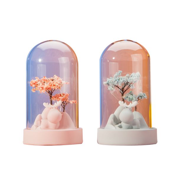 flowers tree in glass dome christmas festival diy home wedding decoration birthday valentine's day gifts desklamp a
flowers tree in glass dome christmas festival diy home wedding decoration birthday valentine's day gifts desklamp a