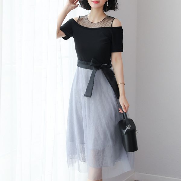 skirt women's spring 2020 new style mesh dress women's summer slim fit mid-length french non-mainstream dress, White;black
skirt women's spring 2020 new style mesh dress women's summer slim fit mid-length french non-mainstream dress, White;black