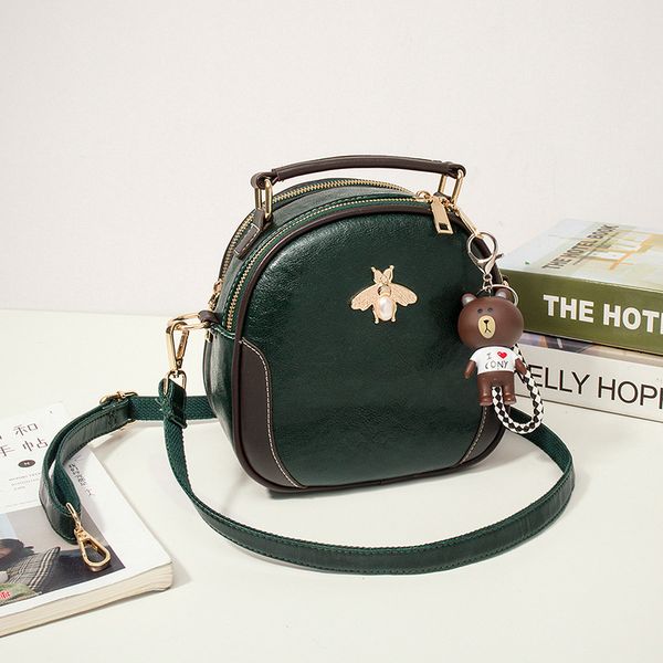 small bag europe and america bee buns vintage leather bag 2019 new wild fashion handbags
small bag europe and america bee buns vintage leather bag 2019 new wild fashion handbags