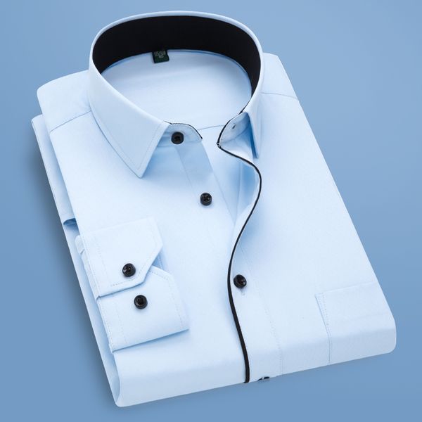 high qualilingdeng men shirt long sleeve twill solid causal formal business shirt brand man dress shirts, White;black
high qualilingdeng men shirt long sleeve twill solid causal formal business shirt brand man dress shirts, White;black