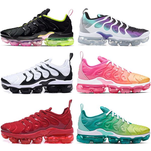 tn plus running shoes for men women royal blue zebra lemon green volt rainbow grape bleached aqua black pink designer trainer sport sneakers, White;red
tn plus running shoes for men women royal blue zebra lemon green volt rainbow grape bleached aqua black pink designer trainer sport sneakers, White;red