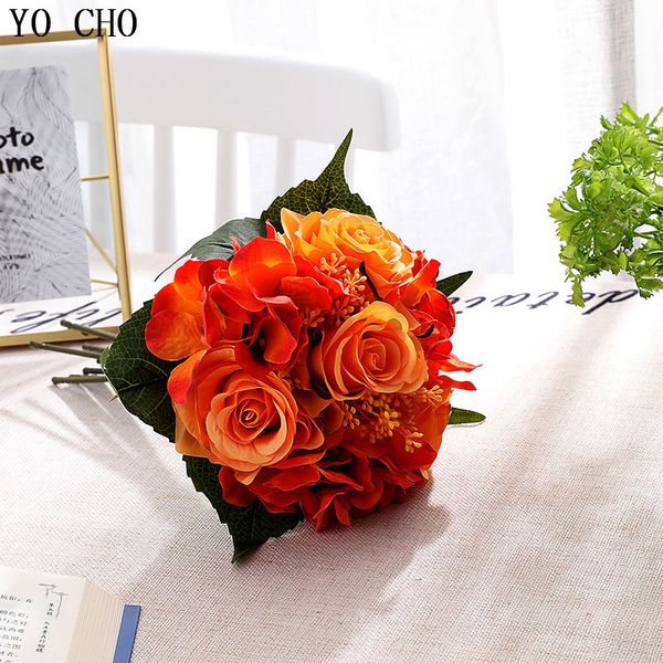 yo cho wedding flowers aritificial roese birdal bouquet artifical silk hydrangea flowers for home party decor
yo cho wedding flowers aritificial roese birdal bouquet artifical silk hydrangea flowers for home party decor