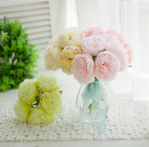 2 bouquets european artificial flower 5 heads fake peony bridal bouquet christmas wedding party home decorative silk peony wholesale
2 bouquets european artificial flower 5 heads fake peony bridal bouquet christmas wedding party home decorative silk peony wholesale