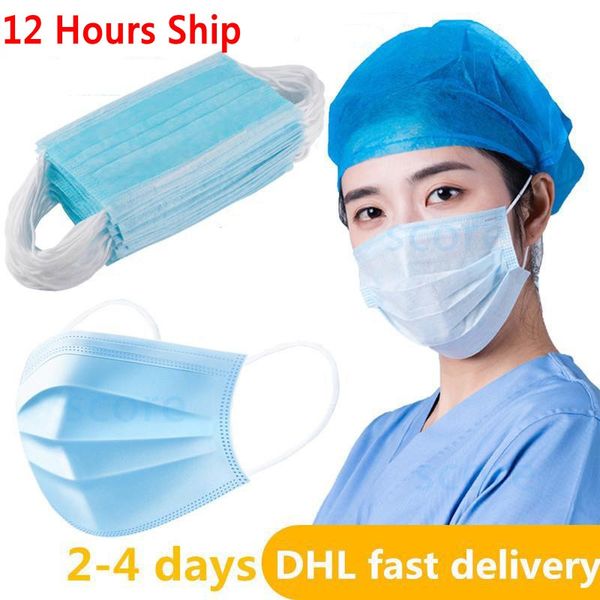 50pcs disposable face masks 3-layers non-woven mouth non woven anti-dust anti-bacterial earloops breathing safety masks ship dhl 2-days
50pcs disposable face masks 3-layers non-woven mouth non woven anti-dust anti-bacterial earloops breathing safety masks ship dhl 2-days