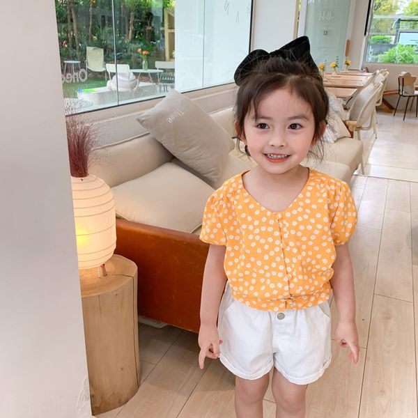 children's 2020 girls dot chiffon tong chen shan tong chen shan jacket children's shirt short-sleeved shirt top, White;black
children's 2020 girls dot chiffon tong chen shan tong chen shan jacket children's shirt short-sleeved shirt top, White;black