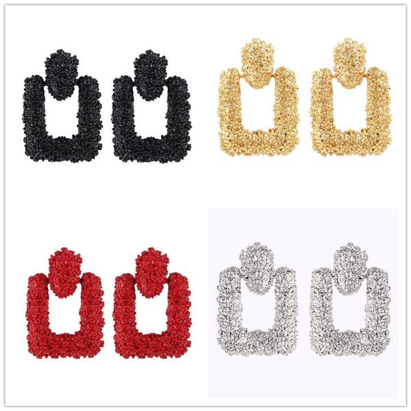 5 colors vintage dangle earrings big square geometric earring fashion metal drop earrings for women jewelry accessories, Silver
5 colors vintage dangle earrings big square geometric earring fashion metal drop earrings for women jewelry accessories, Silver