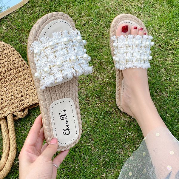 shoes women string bead flock slippers flat pantofle low slides soft 2020 summer basic fashion pu rubber, Black
shoes women string bead flock slippers flat pantofle low slides soft 2020 summer basic fashion pu rubber, Black